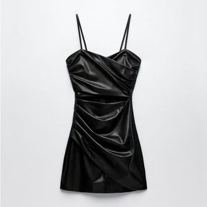 Zara Faux Leather Dress